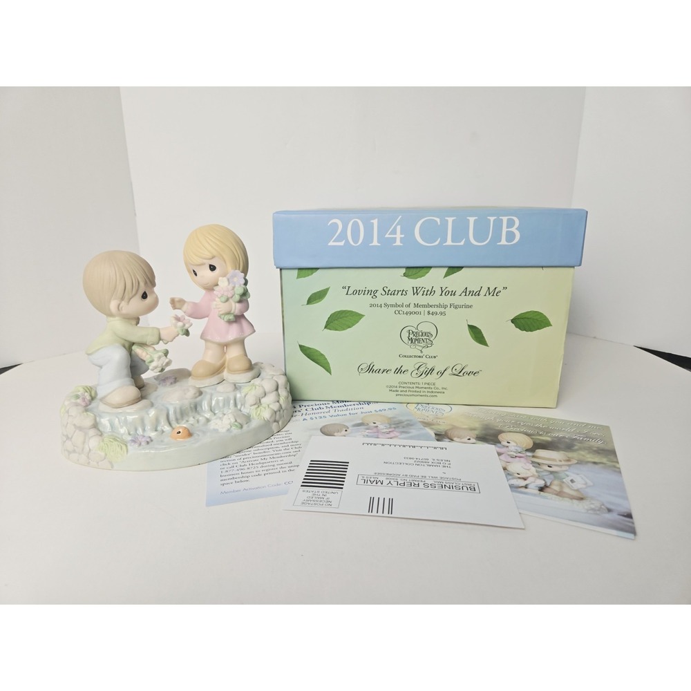 Enesco‎ Precious Moments figurine wbox loving Starts with You and Me Collectors